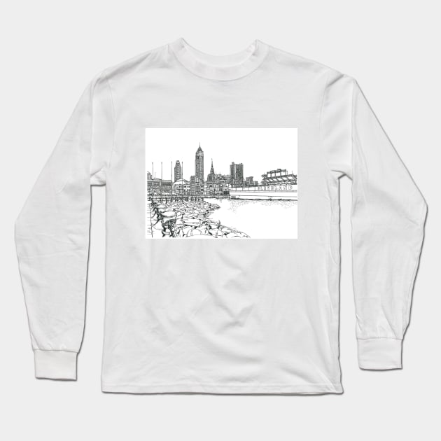 Cleveland Long Sleeve T-Shirt by valery in the gallery